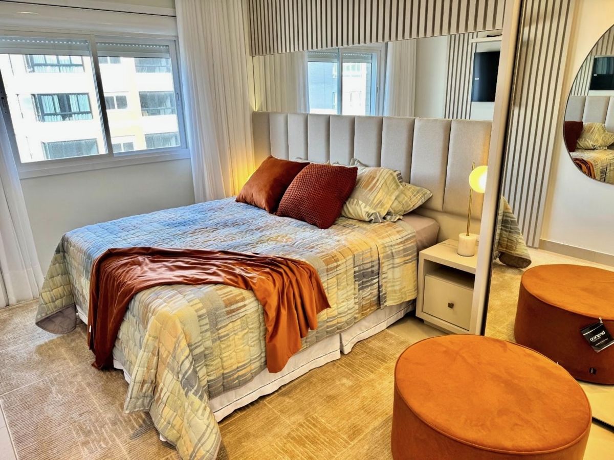 Dormitório de casal – apartamento em Capão da Canoa